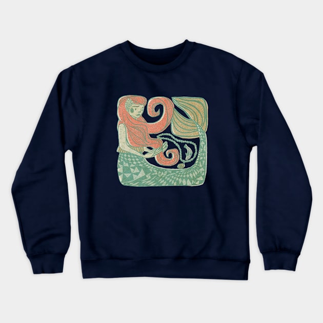 MCM (Mid Century Mermaid) Crewneck Sweatshirt by Bittersweet & Bewitching